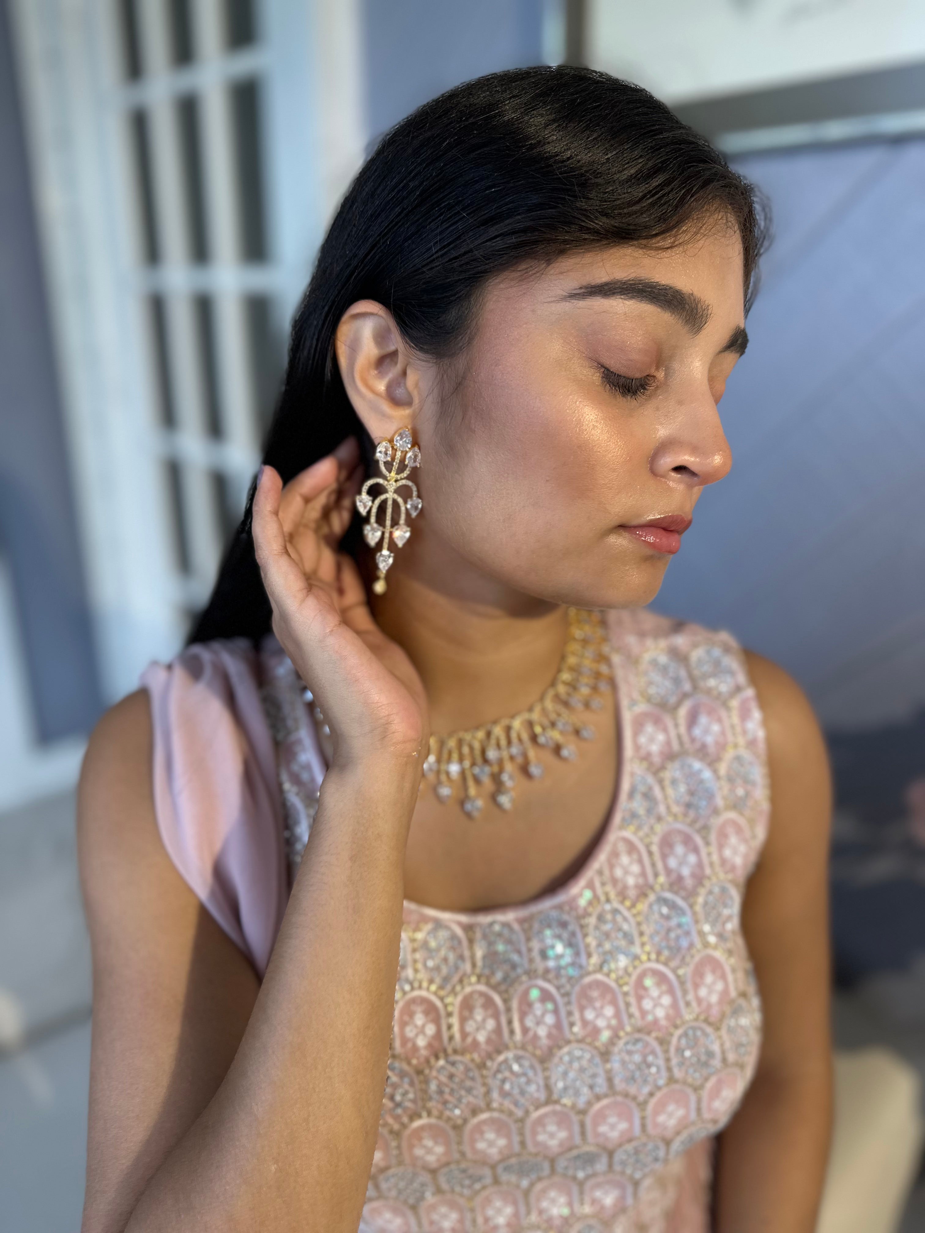 American Diamond Jewelry Set