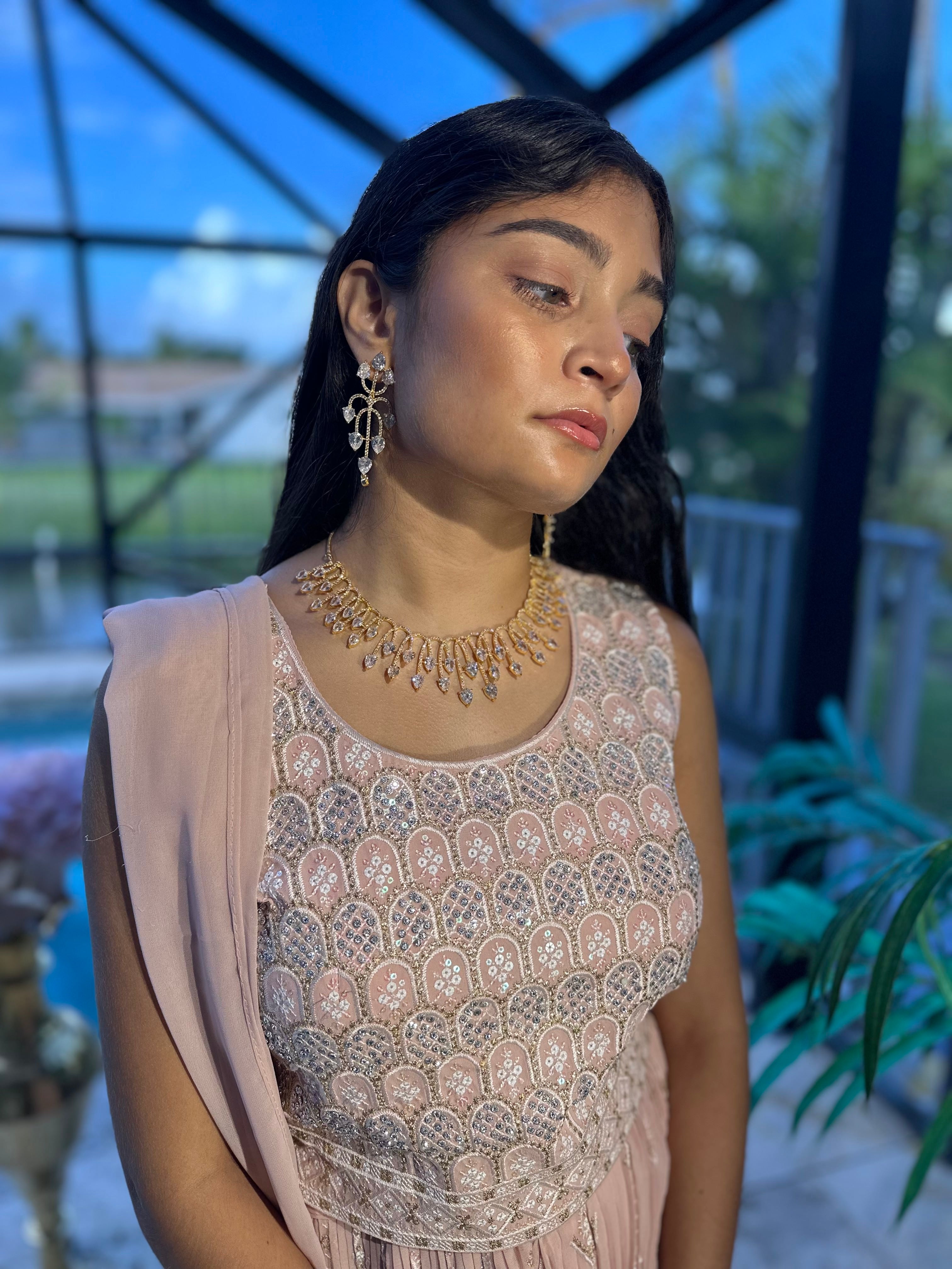 American Diamond Jewelry Set