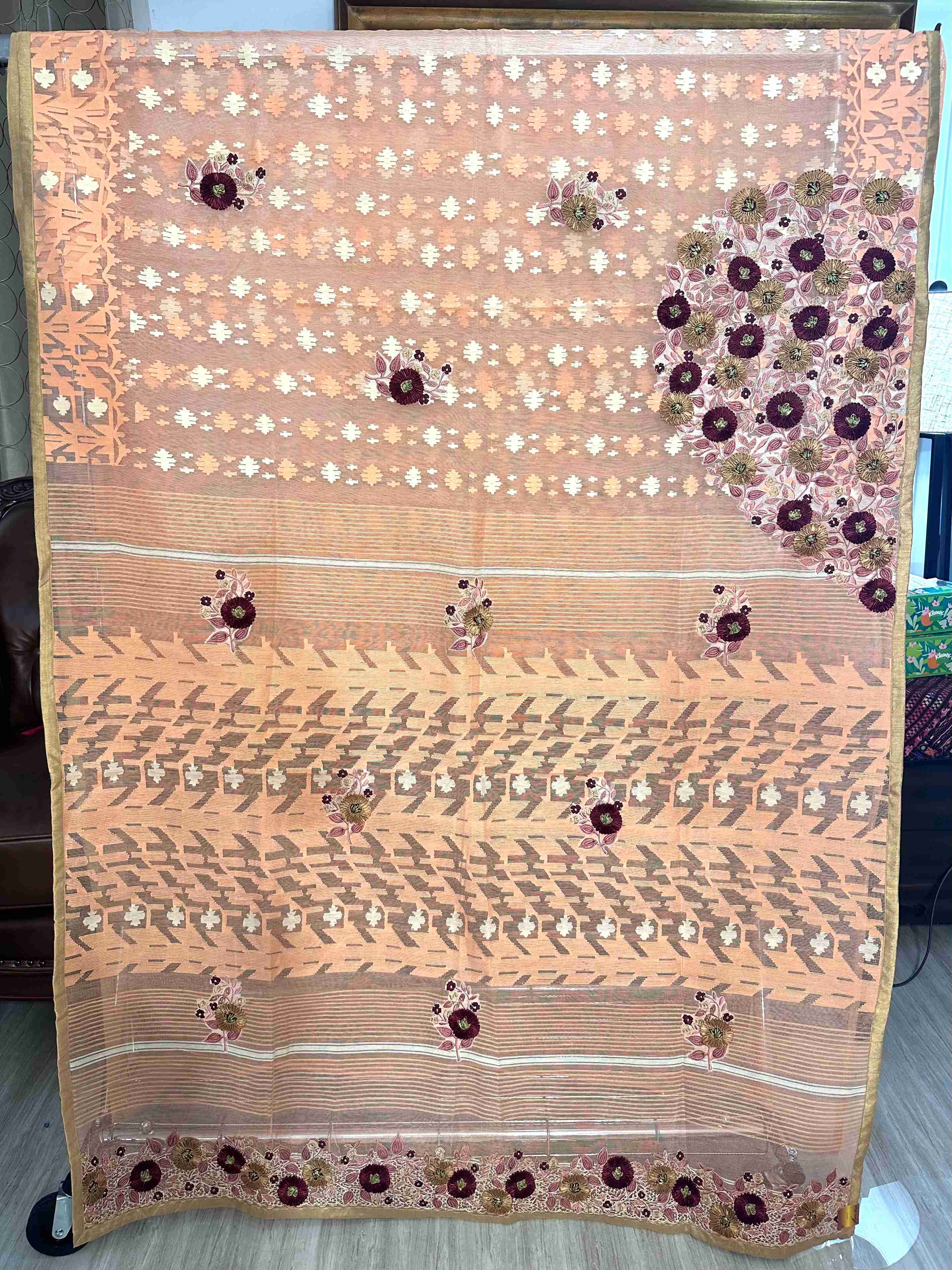 Exclusive Handworked Jamdani Sarees