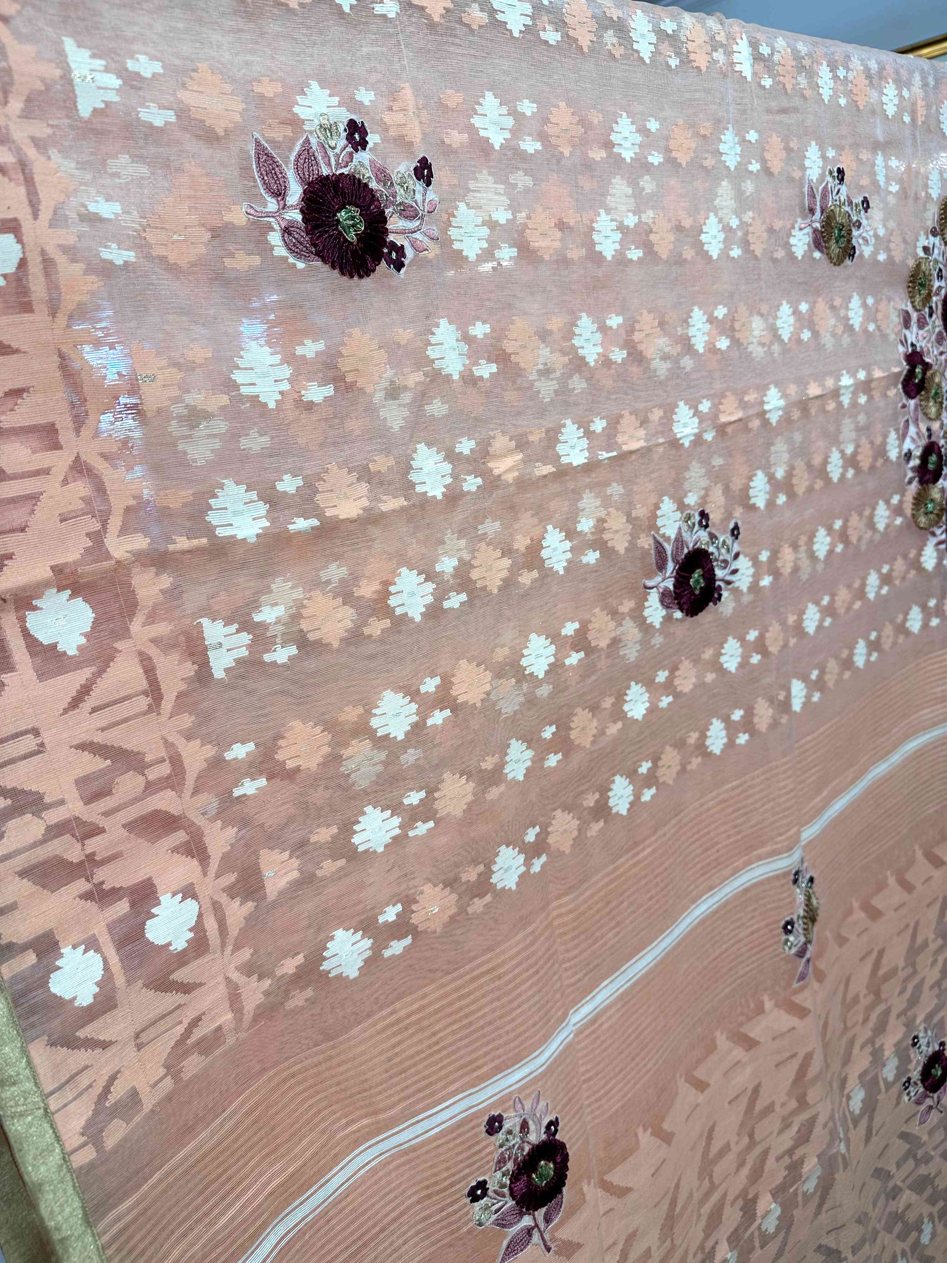 Exclusive Handworked Jamdani Sarees