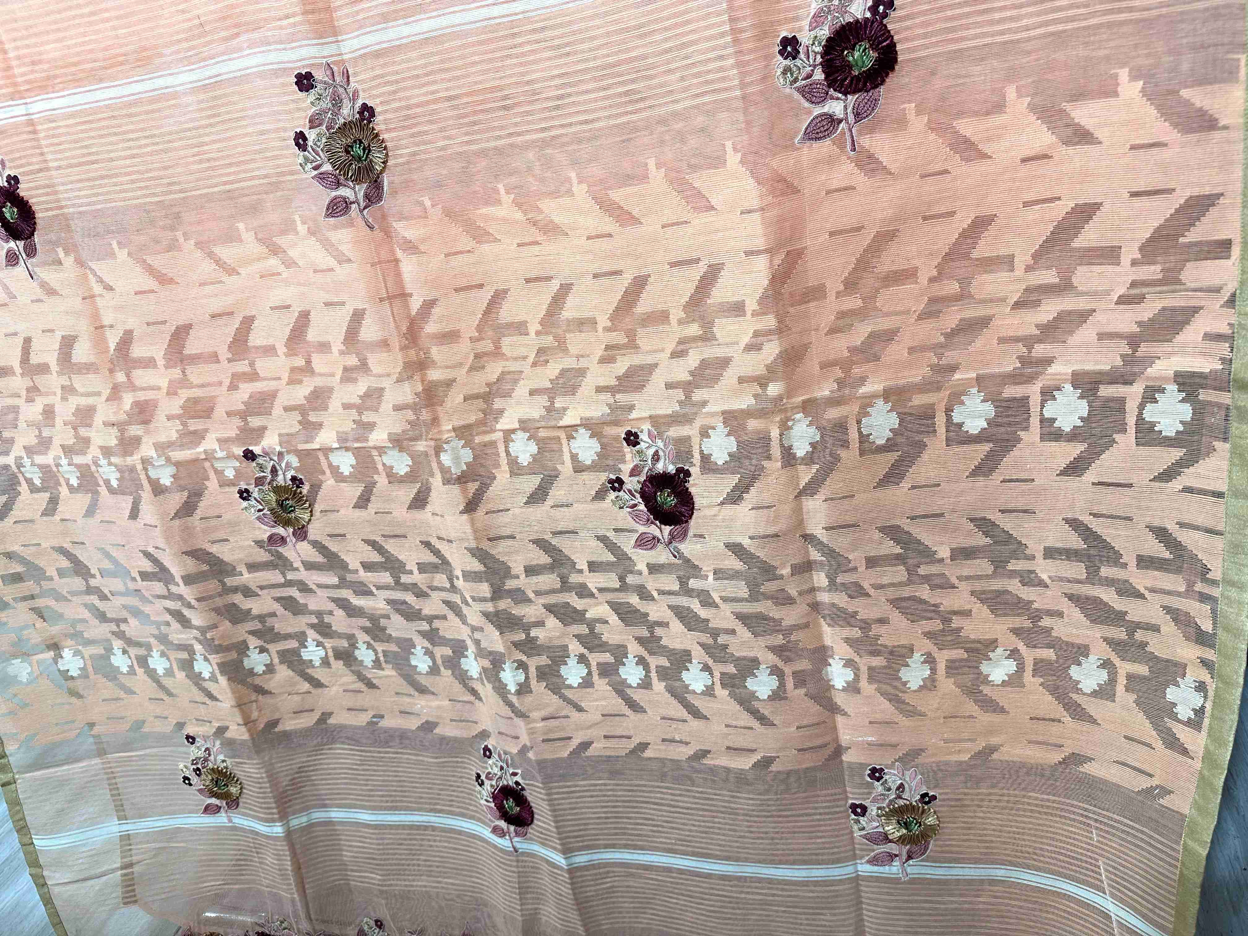 Exclusive Handworked Jamdani Sarees