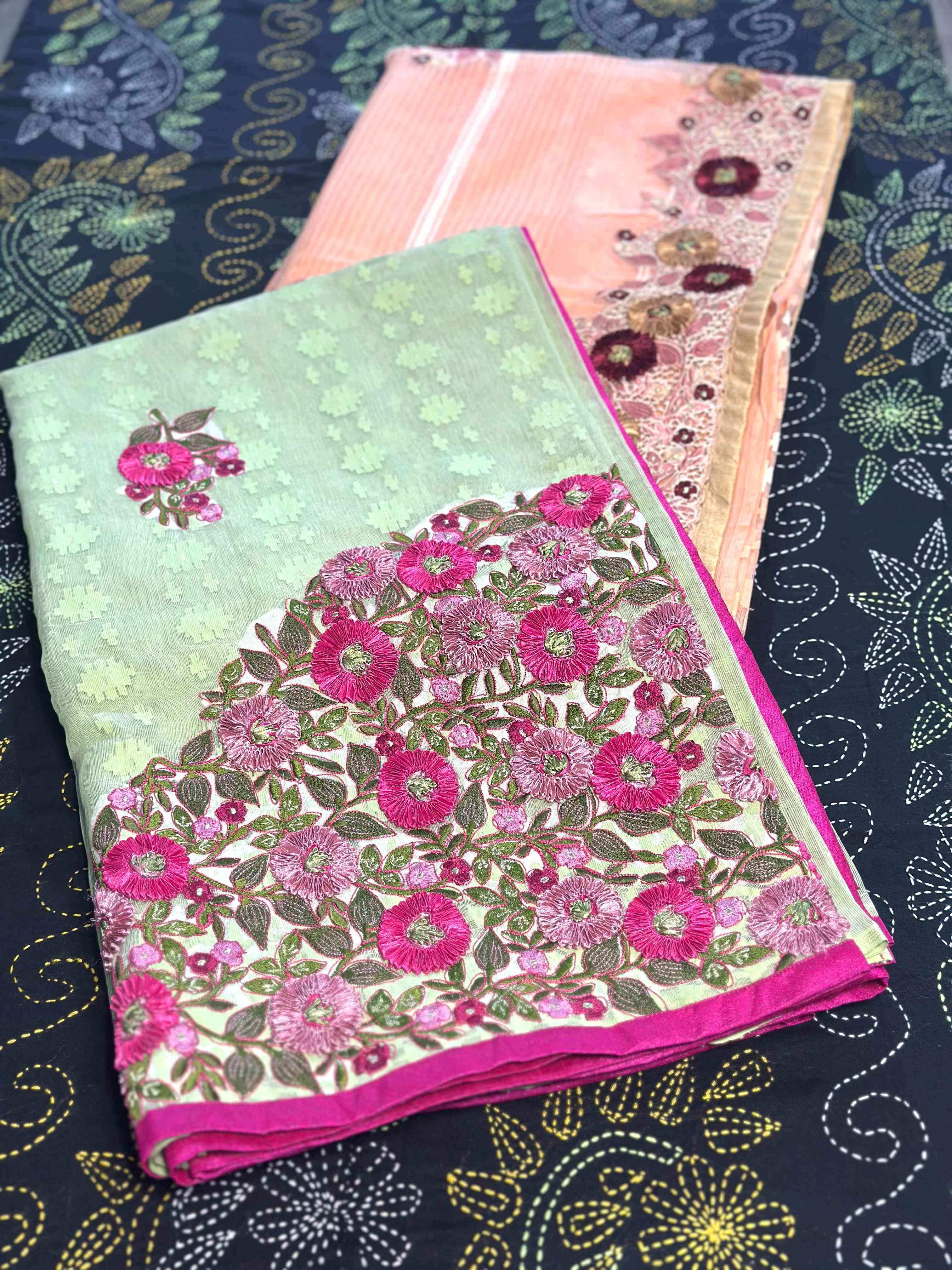 Exclusive Handworked Jamdani Sarees