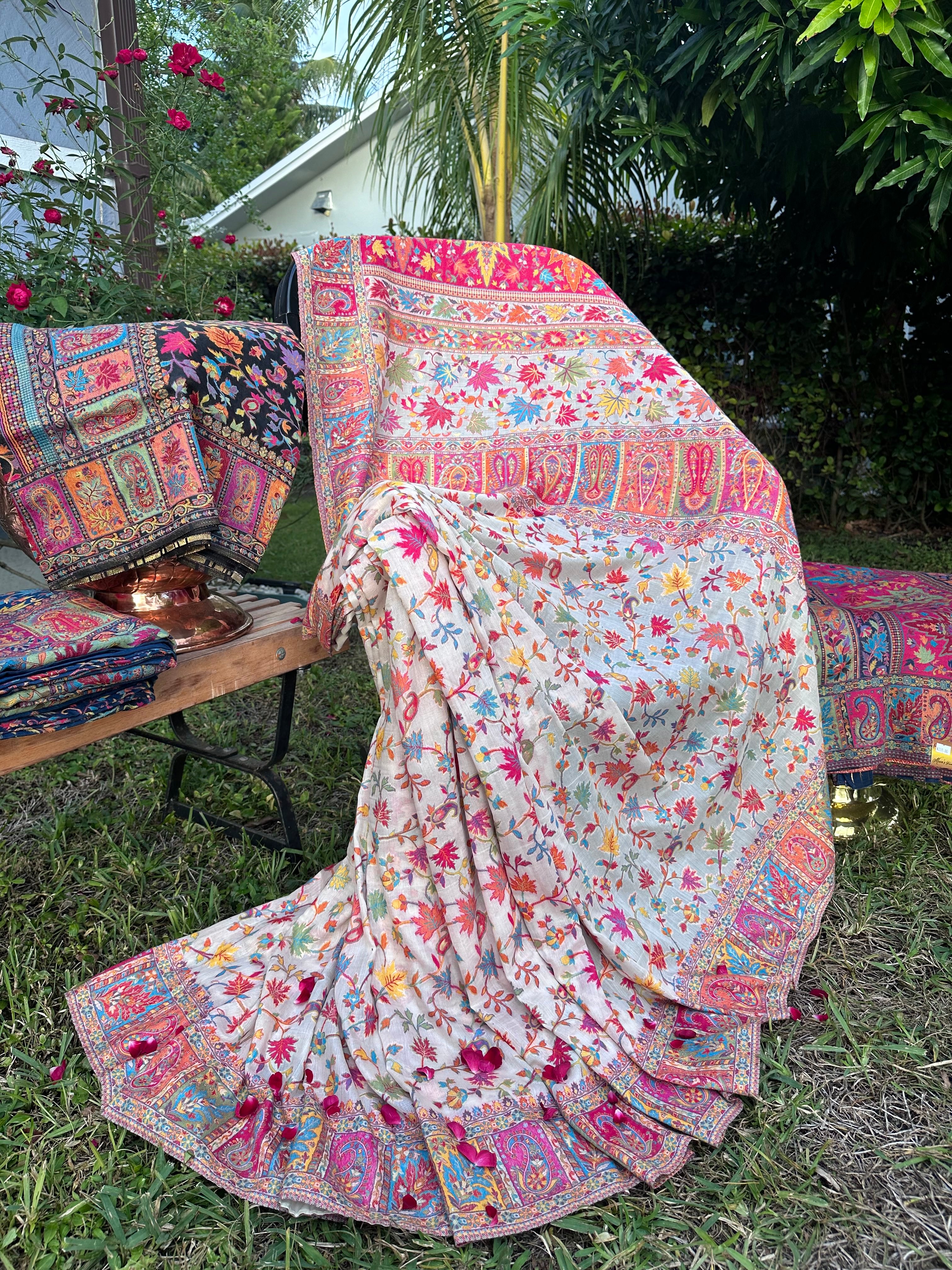 Kashmiri Kani Silk Sarees