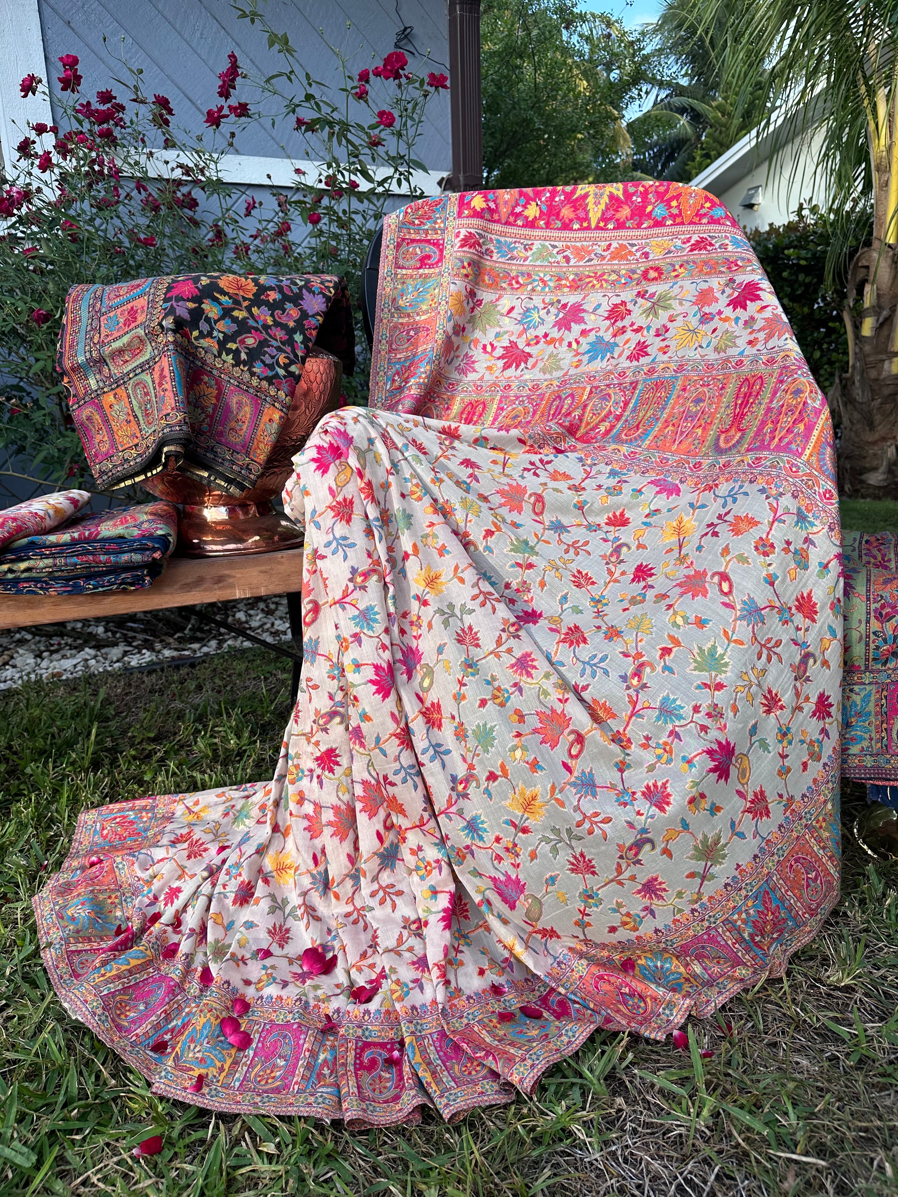 Kashmiri Kani Silk Sarees