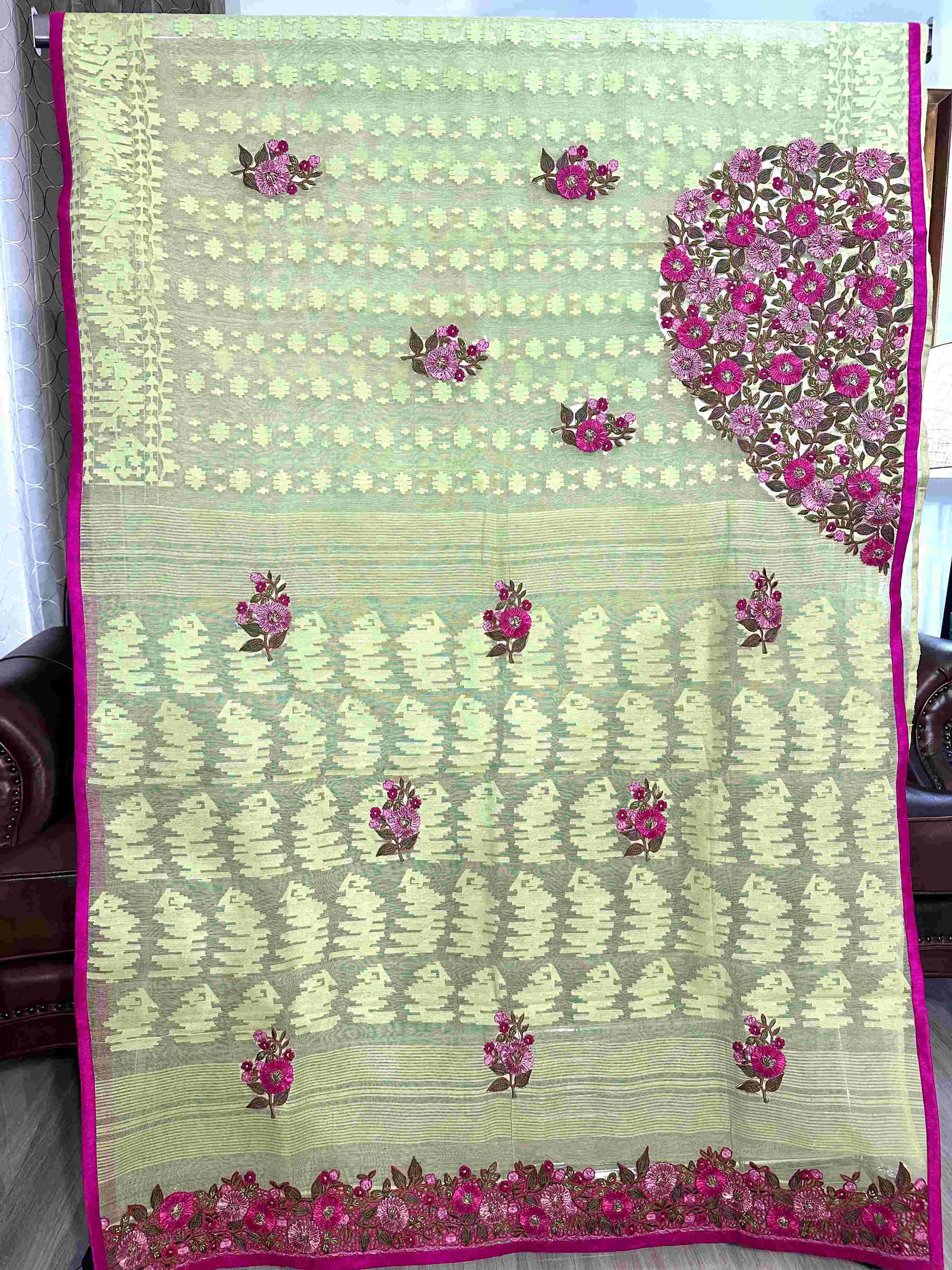 Exclusive Handworked Jamdani Sarees