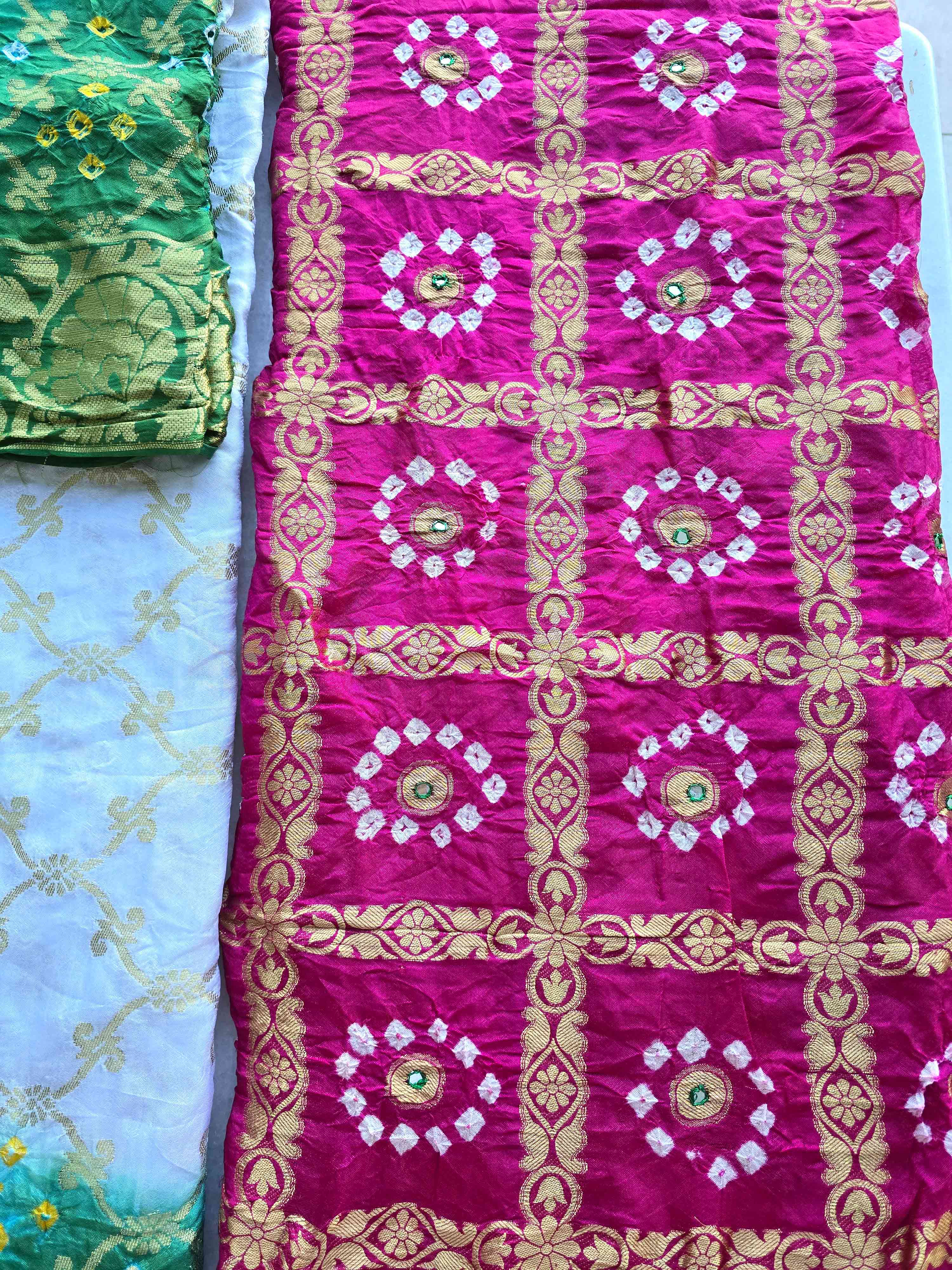 Simple Bandhani Chunri Sarees